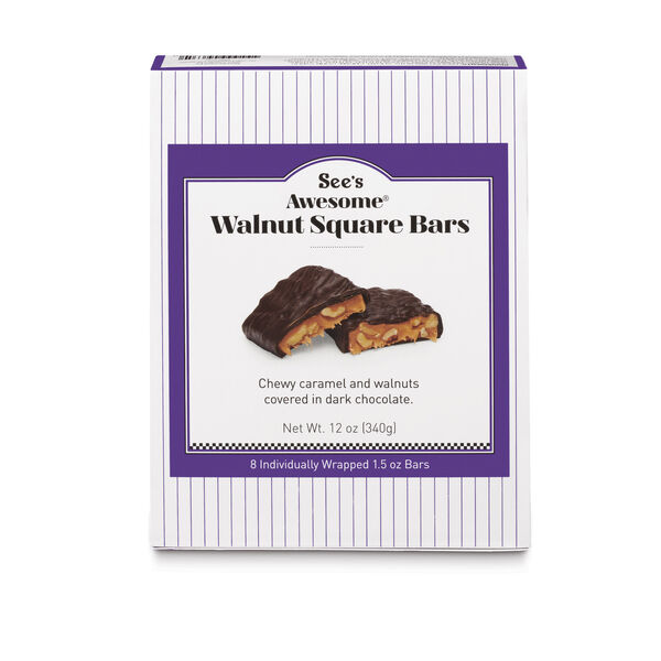 View See's Awesome&reg; Walnut Square Bars